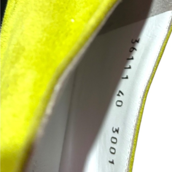 GIUSEPPE ZANOTTI  Designer Lime Green Tassel Loafer size 40 - Picture 4 of 4